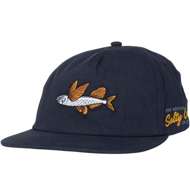 SALTY CREW COASTAL SNAPBACK CAP MIDNIGHT NAVY