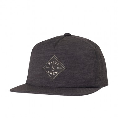 SALTY CREW DRIFTER SNAPBACK CAP BLACK