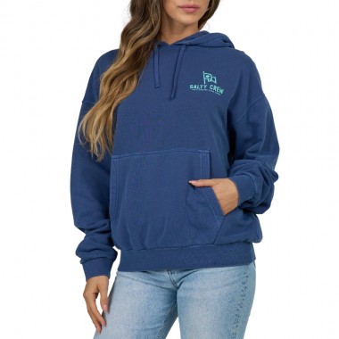 SALTY CREW FLYING HIGH W HOODIE NAVY