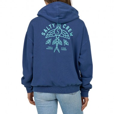 SALTY CREW FLYING HIGH W HOODIE NAVY