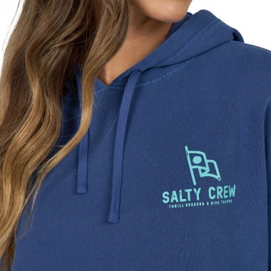 SALTY CREW FLYING HIGH W HOODIE NAVY