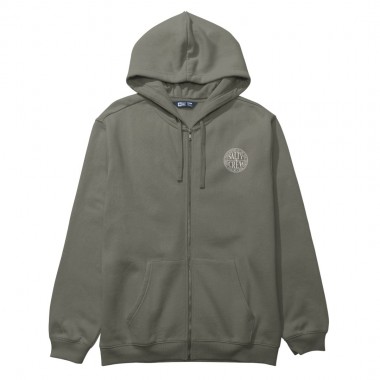 SALTY CREW GLOBAL ZIP HOODIE DUSTY OLIVE