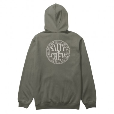 SALTY CREW GLOBAL ZIP HOODIE DUSTY OLIVE