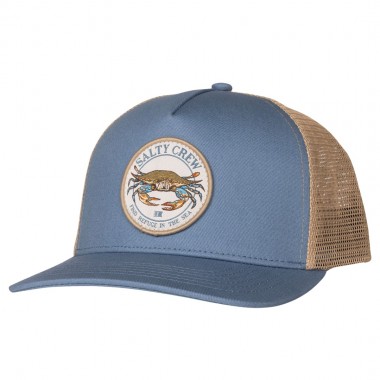 SALTY CREW JIMMY TRUCKER CAP PILOT BLUE/KHAKI