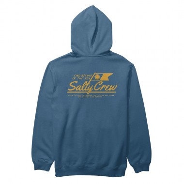 SALTY CREW ORIGINAL HOODIE CAST BLUE