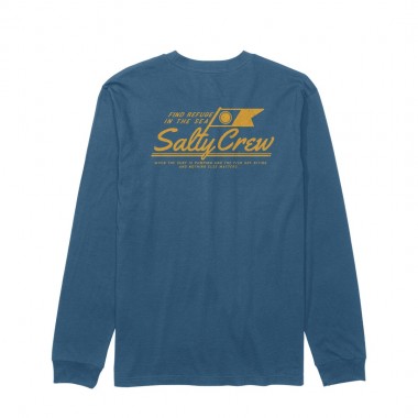 SALTY CREW ORIGINAL LS TEE CAST BLUE