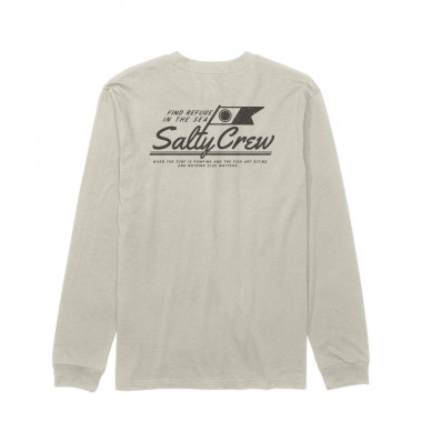 SALTY CREW ORIGINAL LS TEE MOONBEAM