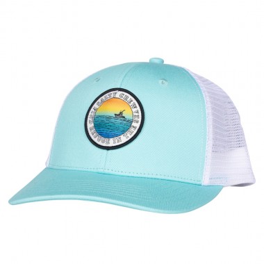 SALTY CREW PATCHED RETRO TRUCKER CAP SEAFOAM