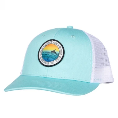 SALTY CREW PATCHED RETRO TRUCKER CAP SEAFOAM