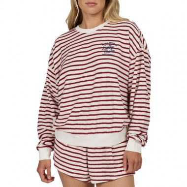 SALTY CREW SCHOONER W CREWNECK PLUM