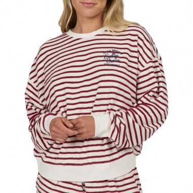 SALTY CREW SCHOONER W CREWNECK PLUM