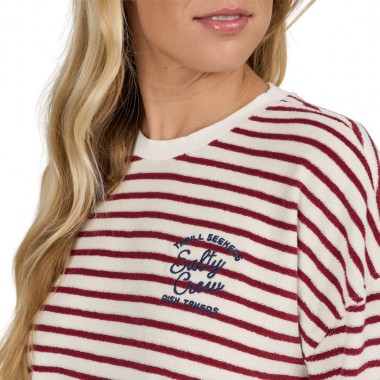 SALTY CREW SCHOONER W CREWNECK PLUM
