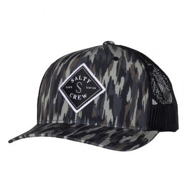 SALTY CREW SEALINE RETRO TRUCKER CAP CAMO