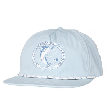 SALTY CREW SHOOTOUT SNAPBACK CAP CLEAR SKY
