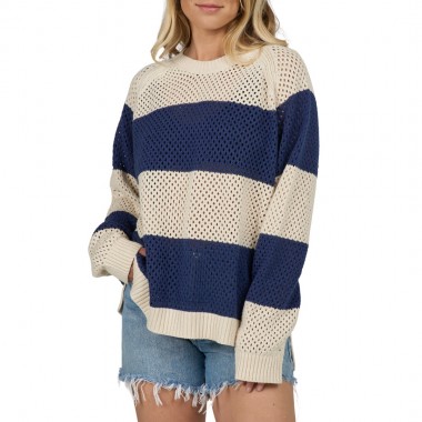 SALTY CREW SIGNAL W CREW SWEATER BRIGHT NAVY