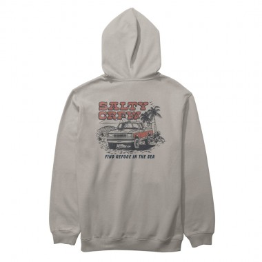 SALTY CREW TRUCK STOP HOODIE STONE