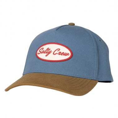 SALTY CREW UPSTREAM STRAPBACK CAP SLATE/KHAKI