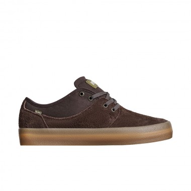 GLOBE MAHALO SHOES DARK BROWN/CREPE