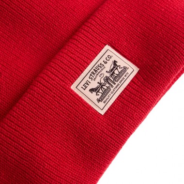 LEVI’S® BACKPATCH BEANIE RHYTHMIC RED