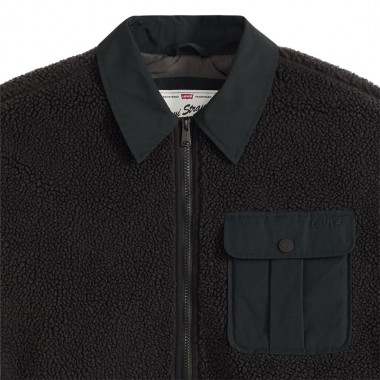 LEVI’S® JOONIE SHERPA JACKET DARK PHANTOM