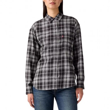 LEVI’S® WESTERN HARLIE LS FLANNEL SHIRT ALLEGRA PLAID ANTHRA