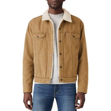 LEVI’S® TYPE 3 SHERPA TRUCKER JACKET BROWN