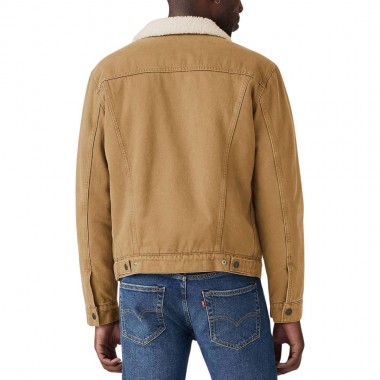 LEVI’S® TYPE 3 SHERPA TRUCKER JACKET BROWN