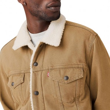 LEVI’S® TYPE 3 SHERPA TRUCKER JACKET BROWN