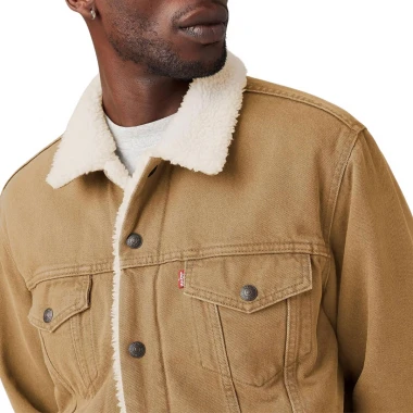 LEVI’S® TYPE 3 SHERPA TRUCKER JACKET BROWN