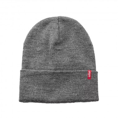 LEVI’S® SLOUCHY RED TAB BEANIE SLCH RT BEANIE SHARKSKIN