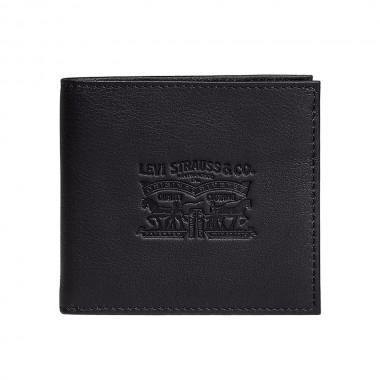 LEVI’S® VINTAGE TWO HORSE BIFOLD COIN WALLET BLACK