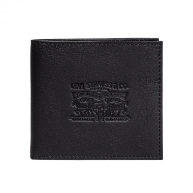 LEVI’S® VINTAGE TWO HORSE BIFOLD COIN WALLET BLACK
