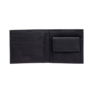 LEVI’S® VINTAGE TWO HORSE BIFOLD COIN WALLET BLACK