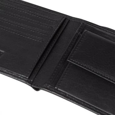 LEVI’S® VINTAGE TWO HORSE BIFOLD COIN WALLET BLACK