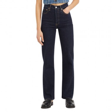 LEVI’S® RIBCAGE FULL LENGTH W JEANS DARK INDIGO/FLAT FINISH