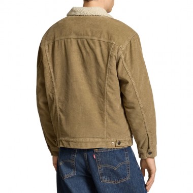 LEVI’S® RELAXED FIT SHERPA TRUCKER JACKET TIMBER WOLF