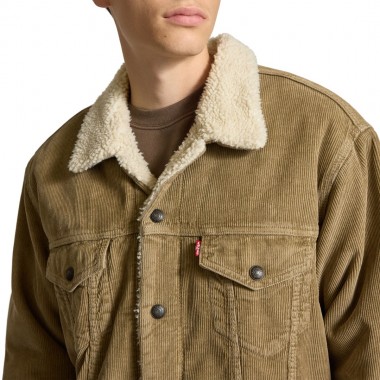 LEVI’S® RELAXED FIT SHERPA TRUCKER JACKET TIMBER WOLF