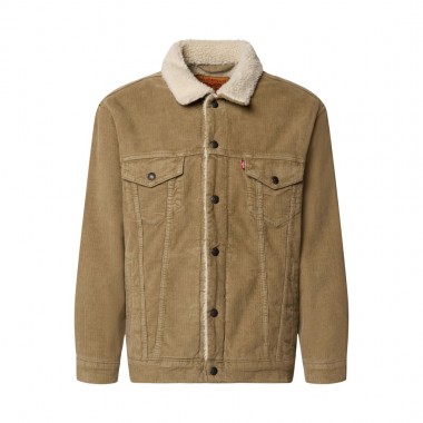 LEVI’S® RELAXED FIT SHERPA TRUCKER JACKET TIMBER WOLF