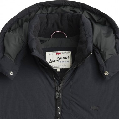 LEVI’S® ROCKRIDGE SHORT PUFFER JACKET JET BLACK