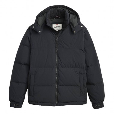 LEVI’S® ROCKRIDGE SHORT PUFFER JACKET JET BLACK