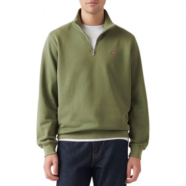LEVI’S® ORIGINAL HOUSEMARK Q-ZIP PULLOVER MOSS OLIVE