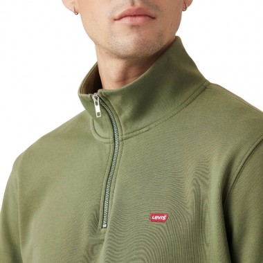 LEVI’S® ORIGINAL HOUSEMARK Q-ZIP PULLOVER MOSS OLIVE