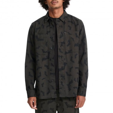 VOLCOM J.J. VILLARD LS SHIRT RINSED BLACK