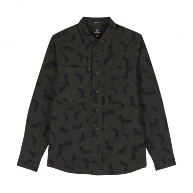 VOLCOM J.J. VILLARD LS SHIRT RINSED BLACK