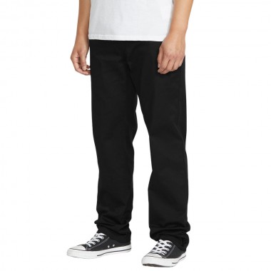 VOLCOM FRICKIN MODERN STRETCH PANTS BLACK