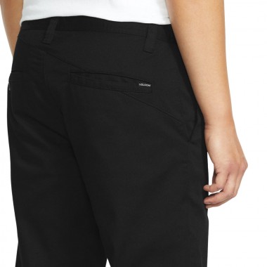 VOLCOM FRICKIN MODERN STRETCH PANTS BLACK