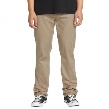 VOLCOM FRICKIN MODERN STRETCH PANTS KHAKI