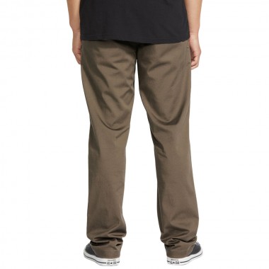 VOLCOM FRICKIN MODERN STRETCH PANTS MUSHROOM