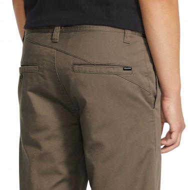 VOLCOM FRICKIN MODERN STRETCH PANTS MUSHROOM