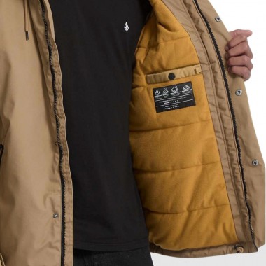 VOLCOM STOKE STONE II 10K JACKET ERMINE